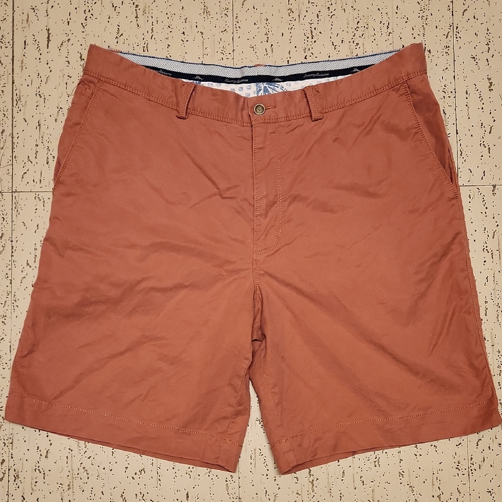 Tommy Bahama Salmon Pink Casual Dress Shorts